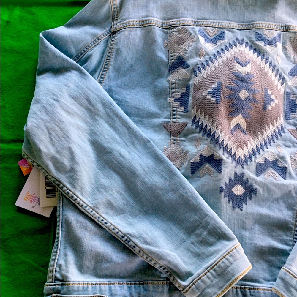 NWT Lularoe Stonewashed Denim jacket